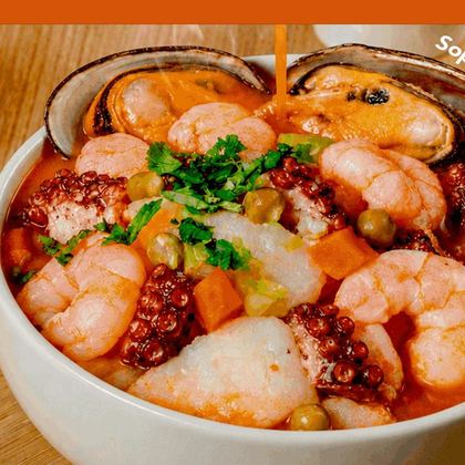 Sopa de mariscos