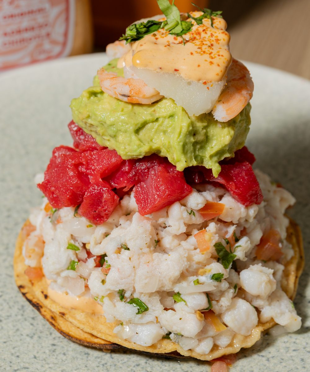 Tostada campechana
